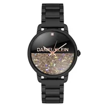 Relógio Analógico Feminino Daniel Klein DK.1.12711-4 Premium Ladies / Pulseira de Aço Inoxidável - Preto
