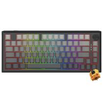 Teclado Gamer Mecanico Redragon K687GG-RGB-Pro Penumbra Pro Wireless / RGB / Ingles - Preto / Cinza