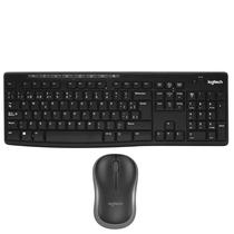 Teclado + Mouse Logitech MK270 Wireless / Espanhol - Preto (920-004432)