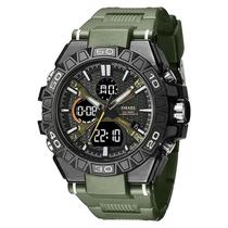 Relogio Smael 8071 Ag Army Green