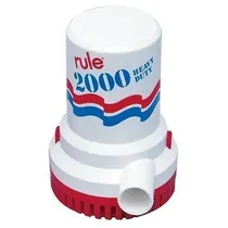 Rule Bomba Porão Náutica 2000GPH 12V (Model 10) 6586 Litros Hora