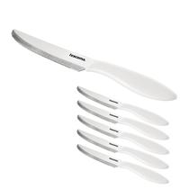 Tescoma Faca de Mesa 12CM 6PCS Branco "Presto"