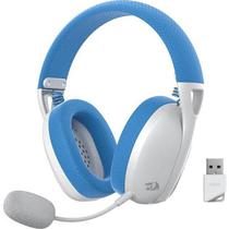 Headset Redragon H848B Ire Pro White Blue Wireless Bluetooth