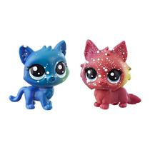 Brinquedo Hasbro Littlest Pet Shop E2579 Pack 2 Cats Cosmic