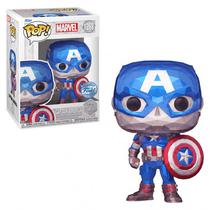 Funko Pop Disney 100TH Marvel Captain America Facet *Ex* 1268