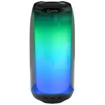 Caixa de Som / Speaker Quanta (QTSBL20) Rainbowfest 10 Watts / 1800MAH / com Bluetooth/ Radio FM e Auxiliar - Preto
