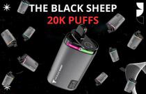 Pod Descartavel The Black Sheep 20000 Puffs - Wintergreen + Grape