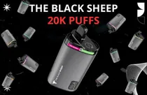 Pod Descartavel The Black Sheep 20000 Puffs - Wintergreen + Grape