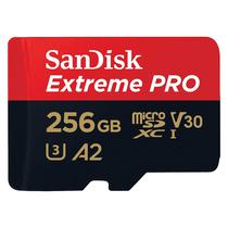 Cartao de Memoria Micro SD Sandisk Extreme Pro 256GB 140MBS - SDSQXCD-256G-GN6MA