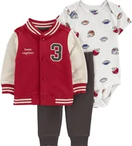 Conjunto Carter's 1R527110 - Masculino (3 Peças)