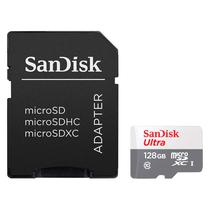 Cartao de Memoria Micro SD Sandisk Ultra 128GB 100MBS - SDSQUNR-128G-GN6TA