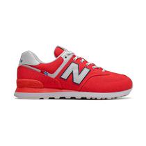 Tenis New Balance Masculino 574 Vermelho ML574SOL