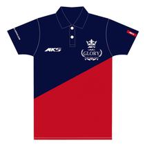 MKS Polo Navy Blu/Red L