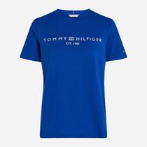 Camiseta Casual Femenino Tommy Hilfiger Essential C-Neck Con Logotipo Mangas Cortas