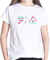 Camiseta Fila Kids SS24SPG071 100 - Feminina