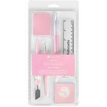 Kit de Ferramentas Essenciais Silhouette - Rosa 6 Pecas