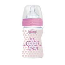 Chicco Nursery Biberon Fisio 150 ML Silic FL Normal 0M+Rosa Detalles En El Producto 150ML Rosa