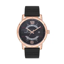 Relógio Analógico Masculino Daniel Klein Premium DK.1.12615-3 - Rosa Ouro/Preto