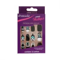 Unhas Posticas D'Hermosa com Desenhos Varios