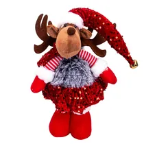 Rena de Natal 53CM - Gorro Vermelho Brilhante