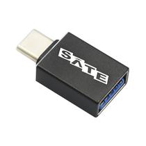 Adaptador Sate AL-10 USB-C A USB-A Negro