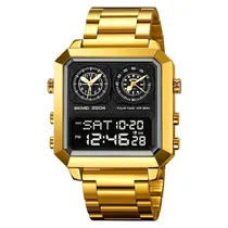 Relógio Masculino Digital Skmei 2204 GDBK - Dourado Preto