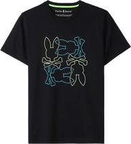 Outlet Camiseta Psycho Bunny - B6U111 - Masculina - Preto