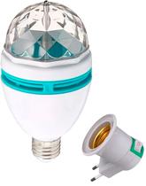 Lampada LED Giratorio Multicolor + Interruptor Bivolt (Caixa Feia)