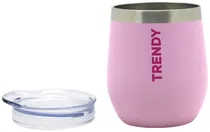 Cuia para Mate Trendy 16267B com Tampa 280ML - Rosa