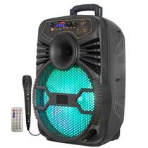 Speaker Kolav F1202K LED 20W BT/USB/Aux/Mic - Black