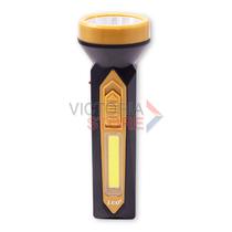 Lanterna LED Tatico Luo LU-318 Recarregavel / 1W / 80M / 400MAH / 110-220V ~ 50/ 60HZ - Preto/ Dourado