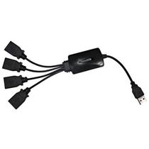 Hub USB 4P Sate A-HUB05 2.0 Negro