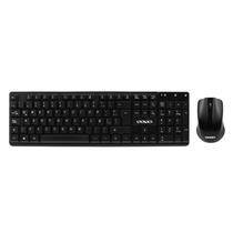 Kit Teclado e Mouse Satellite AK-742G Wireless Espanhol - Negro