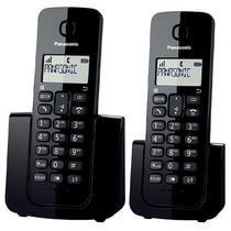 Telefone Sem Fio Panasonic KX-TGB112LAB com Identificador de Chamadas 2BASE/Bivolt - Preto