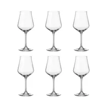 Set de Copas para Vino Bohemia Lida 450ML 6 Piezas