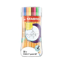 Bolígrafo Rotulador Stabilo Fineliner Point 88 8830-4 0.4MM 30 Unidades