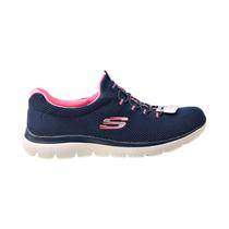 Tenis Skechers Sport Feminino Azul/Rosa 149206NVPK