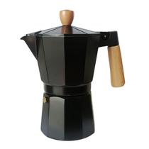 Cafeteira Italiana Aluminio 6 Xicaras 300ML Preta