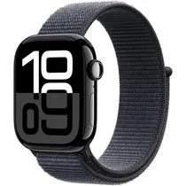 Apple Watch Series 10 46MM GPS MWWR3LW/A Aluminum Jet Black/Sport Loop Ink