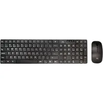 Teclado Mtek KM-5197B Con Mouse Wireless Portugues - Black