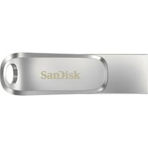 Pendrive Sandisk Ultra Dual Drive Luxe USB-C 3.1 64 GB - Prata (SDDDC4-064G-G46)