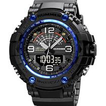 Hummer Reloj Goma Negro WH2-224038 Multifuncion