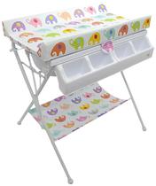 Banheira com Trocador para Bebe 680-11143D - Elefantes