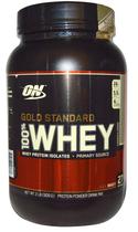 Optimum Nutrition Gold Standard 100&#37; Whey - Cookies & Cream 27 Porcoes 2LB(909G)