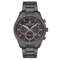 Relogio Analogico Masculino Daniel Klein DK.1.12673-4 Exclusive Gents / Pulseira de Aco Inoxidavel - Preto