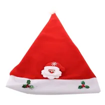 Gorro Natalino Vermelho com Papai Noel