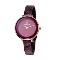Relógio Analógico Feminino Daniel Klein Fiord DK11960-7 - Roxo/Rosa Ouro