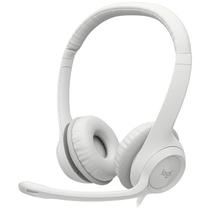 Headset Logitech H390 981-001285 com USB para PC - Branco