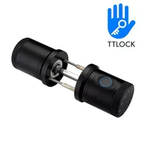 Fechadura Digital S606 BT Ttlock/ Cartão/ Senha/ Chave/ Preto