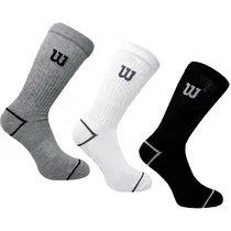 Media Deportivo Unisex Wilson Tricolor Multifilamento Set de 3